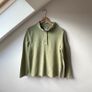 Seasalt Cornwall Last Boat Organic Cotton Sweatshirt Moss Green Image 2