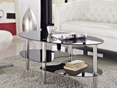 Black Glass Coffee Table Free Delivery