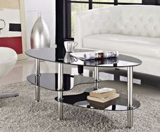 Black Glass Coffee Table Free Delivery