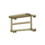 Brass Traditional Heated Towel Shelf Radiator 350 x 550mm Image 4