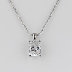 Diamond Cushion Pendant
