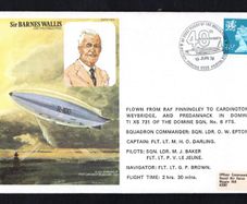 1976 Great Britain Illustrated Cover Commemorating First Flight of the Wellington  tying 6 1/2d Machin