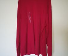 Brand new izod soft cotton roll neck red size large