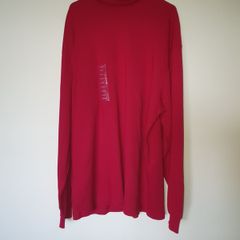Brand new izod soft cotton roll neck red size large