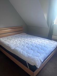 King-size bed and Emma Mattress plus topper