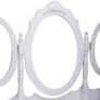 Dressing Table with 3 Mirror Stool Makeup with stool, 7 drawers Image 4