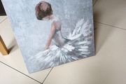 Canvas Painting  - Ballerina.  S-40 cm x 40cm.  New.
