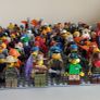 LEGO Collection (2011-2018) Mixed Figures & Bricks, Blue Ninjago NRG Zane figure with his spinner. Image 7