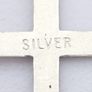 Sterling Silver Cross Charm Pendant Image 4