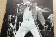 Freddie Mercury/Queen Metal Plaque