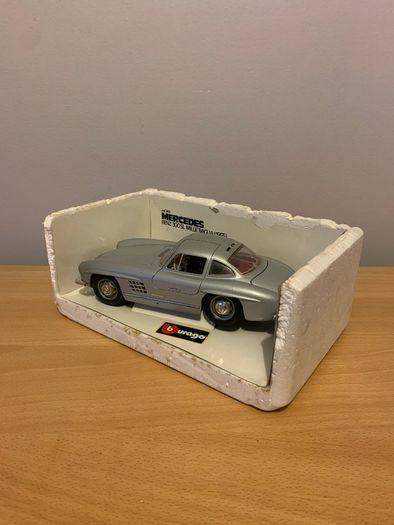1955 Mercedes Benz 300 SL Mille Miglia 1/18 Burago Model Car