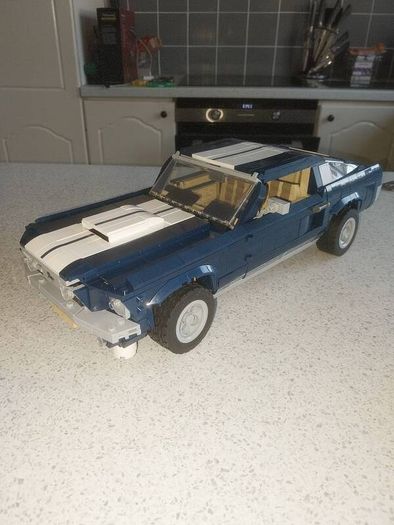 Lego Compatible American Muscle Car 1967 Ford Mustang. PLUS FREE mini sports car.