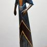 Vintage Mahogany Princess Figurine Image 6