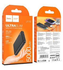 Hoco J115 Ultra Slim Mini PowerBank 5000 mAh
