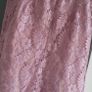 IN VOGUE mauve lace overlay skirt Sz 12 (Fit 10-12UK) Image 7