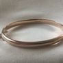 9ct gold victorian hinged bangle 6.2 grams Image 6