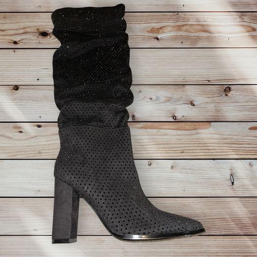 Anna Field Diamante Over The Knee Boots