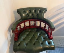 Fabulous Chesterfield Captains swivel chair.