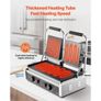 Commercial Panini Grill, 3600W Electric Sandwich Panini Maker, Stainless Steel Double Sandwich Press, Panini Grill with Temp Control Image 3