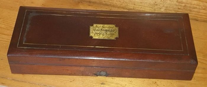 Antique Mahogany Box - 19th Century