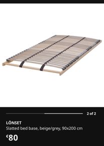 Ikea Lonset Slatted Base for single bed