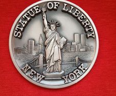 New York Metal Plaque