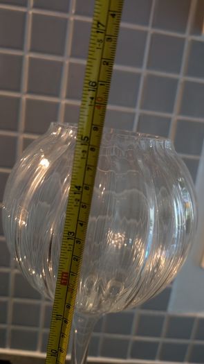 Newbridge silverwear glass Candleholder  - unused