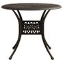5 Piece Bistro Set Cast Aluminium Bronze Image 10