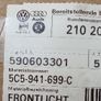 Volkswagen VW Beetle 5C1 5C2 Fog Light Indicator Set 5C5941700 C  5C5941699 C Image 8