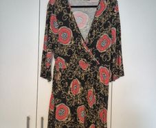 Faux wrap mini dress