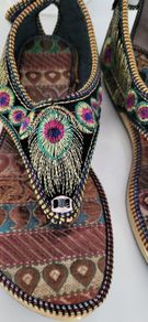 Ethnic style thong sandals Sz 7UK (Fit 6.5 - 7UK)