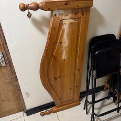 Wooden headboard
