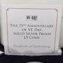 Tristan da Cunha 2020 Silver Proof 5 Pounds The 75th Anniversary of VE Day in Original Holder with COA Image 8