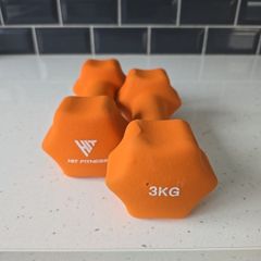 New Hit Fitness Neoprene Studio Dumbbells | 3KG Pair