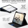 KingBlanc for iPad Pro 13 inch Case (2024, M4) with Pencil Holder, Vegan Leather Smart Stand Protective Cover [Auto Sleep/Wake + Support Pencil... Image 3