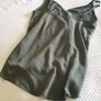 Miss Selfridge Khaki Green Top - Size 8 Image 4