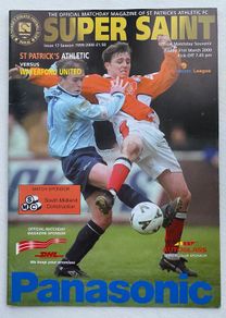 2000 St. Patrick's Athletics v Waterford United - League of Ireland Premier Division Programme