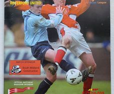 2000 St. Patrick's Athletics v Waterford United - League of Ireland Premier Division Programme