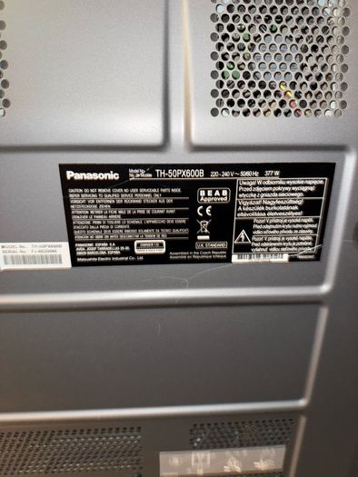 50 inch panasonic tv with stand