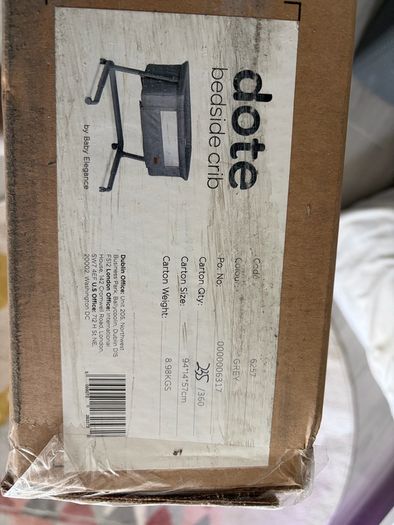 Baby Elegance Dote Bedside Crib