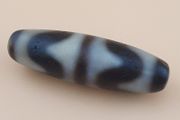 Vintage Himalayan Tibetan Zigzag Pattern Agate Dzi Bead Amulet