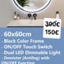 LED Bathroom Mirror Round Shape 60cm Image 2