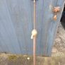 antique brass manual pump Image 3