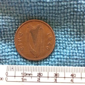 Irish half penny 1946