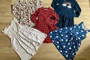 girls jersey dresses, 8-10y