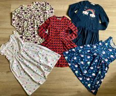 girls jersey dresses, 8-10y