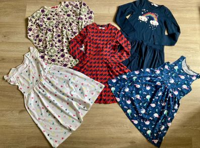 girls jersey dresses, 8-10y