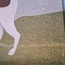 Contemporary Minimalist Naive Irish Folk Art Dog Image 2