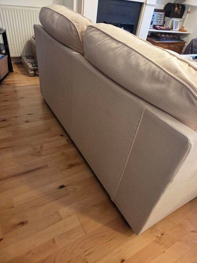 Cream sofa