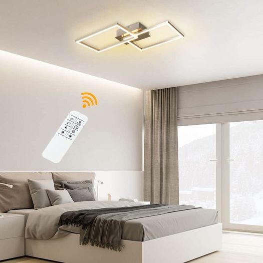 30W Led Ceiling Light Dimmable, Modern Ceiling Lamp 2 Built-in LED Boards with Remote Control, 3000K-6000K, Rejustable Wall Lamp, Flush Mount Ceiling Spots for Living Room Bedrooms Kitchen (FREE SHIPPING)